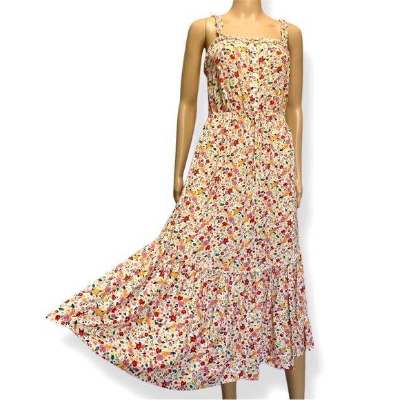 Indigo Rose Dresses & Skirts - Indigo Rose Floral Tiered Summer Maxi Dress Women’s size S